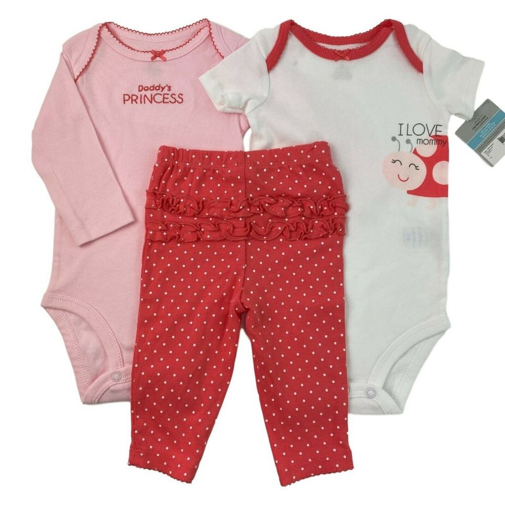 Carter's Girls 3 Piece Outfit Size 6M